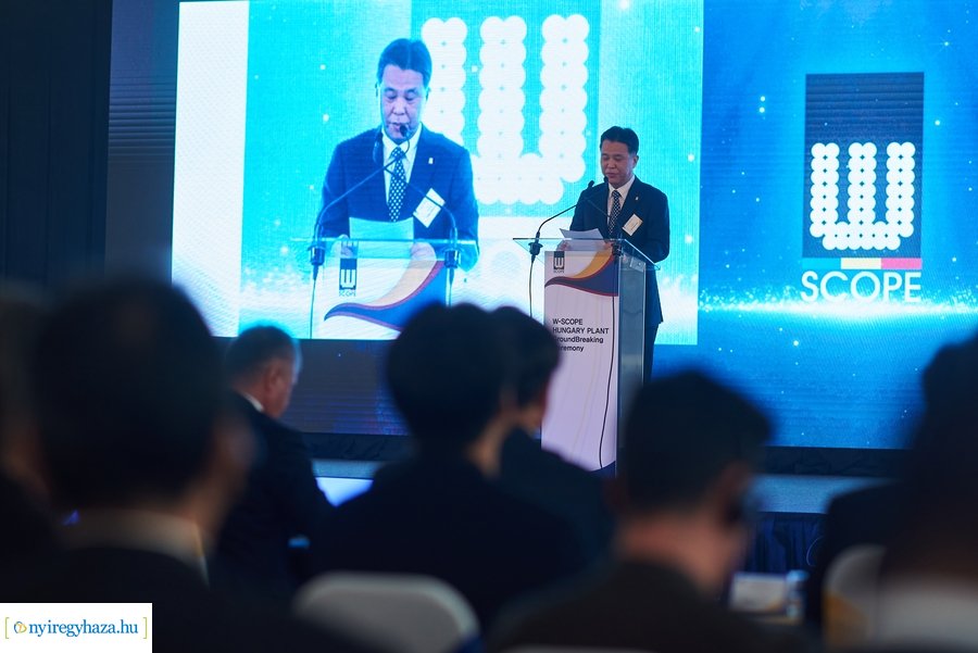 W-Scope Hungary Plant alapkő letétele