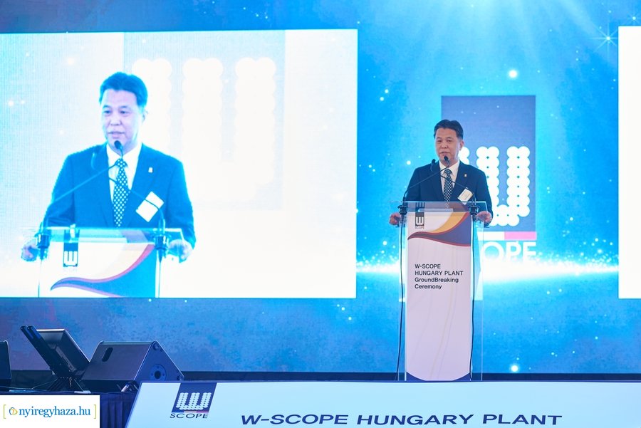 W-Scope Hungary Plant alapkő letétele