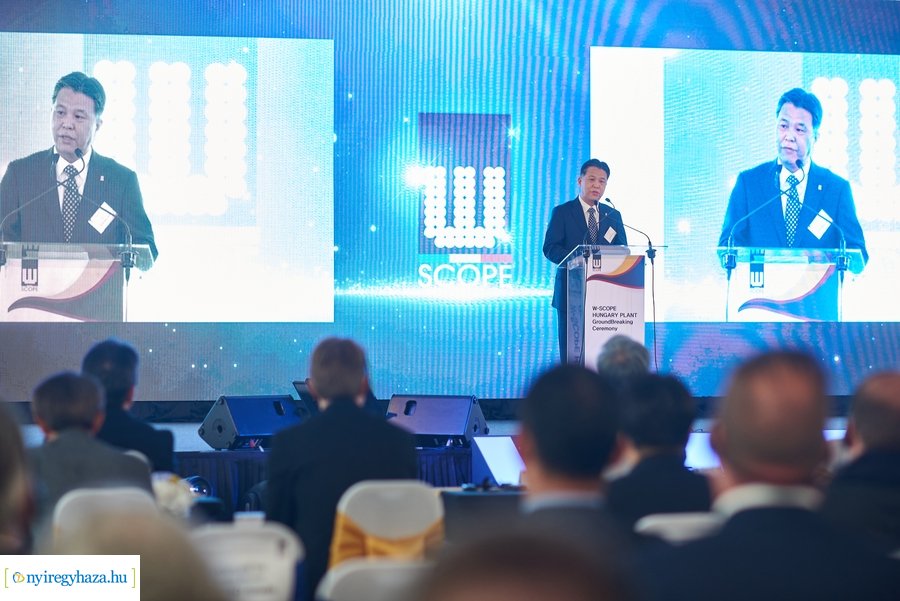 W-Scope Hungary Plant alapkő letétele