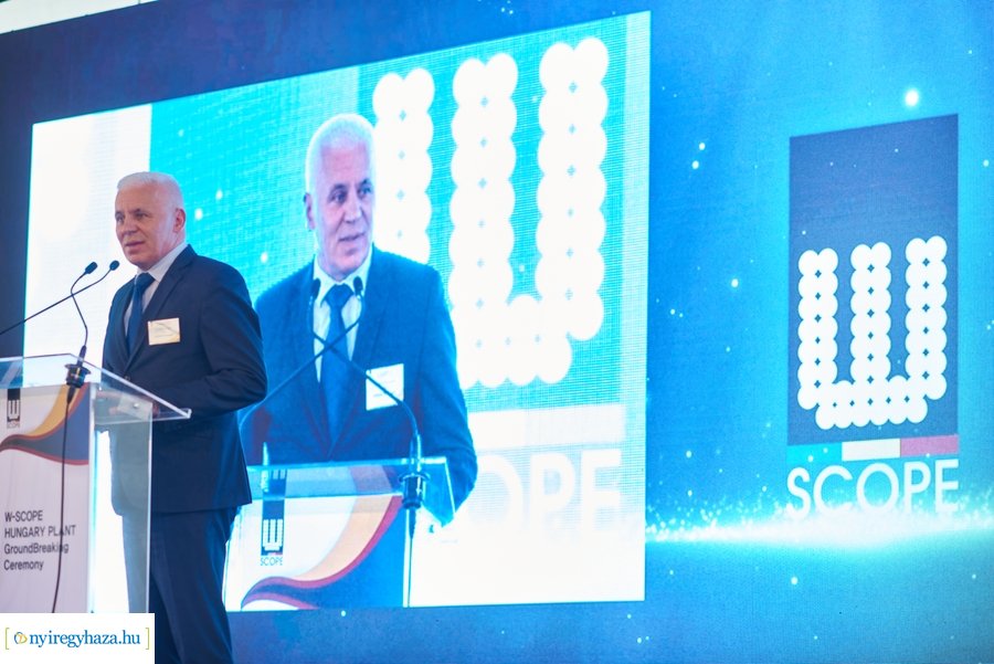 W-Scope Hungary Plant alapkő letétele
