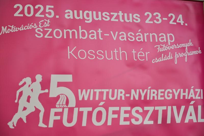 Wittur-Nyíregyházi Futófesztivál 2025  beharangozó