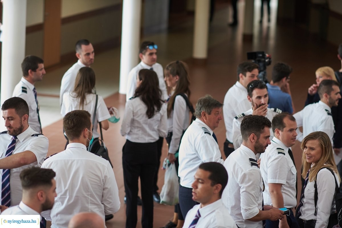 Wizz Air vezetőségének látogatása a Nyíregyházi Egyetemen