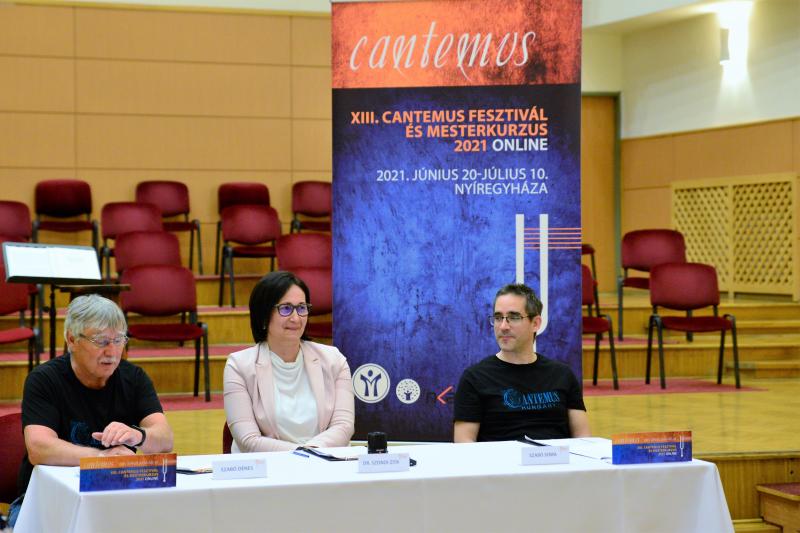 XIII. Cantemus Fesztivál sajtótájékoztató