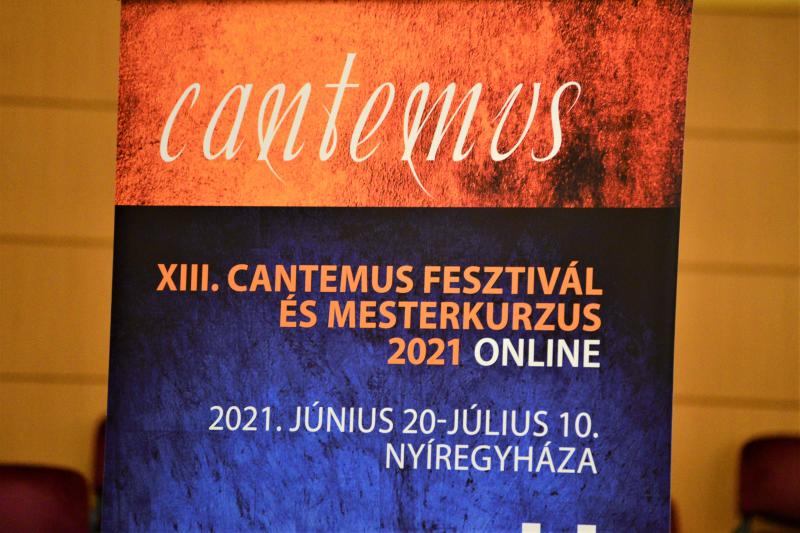 XIII. Cantemus Fesztivál sajtótájékoztató