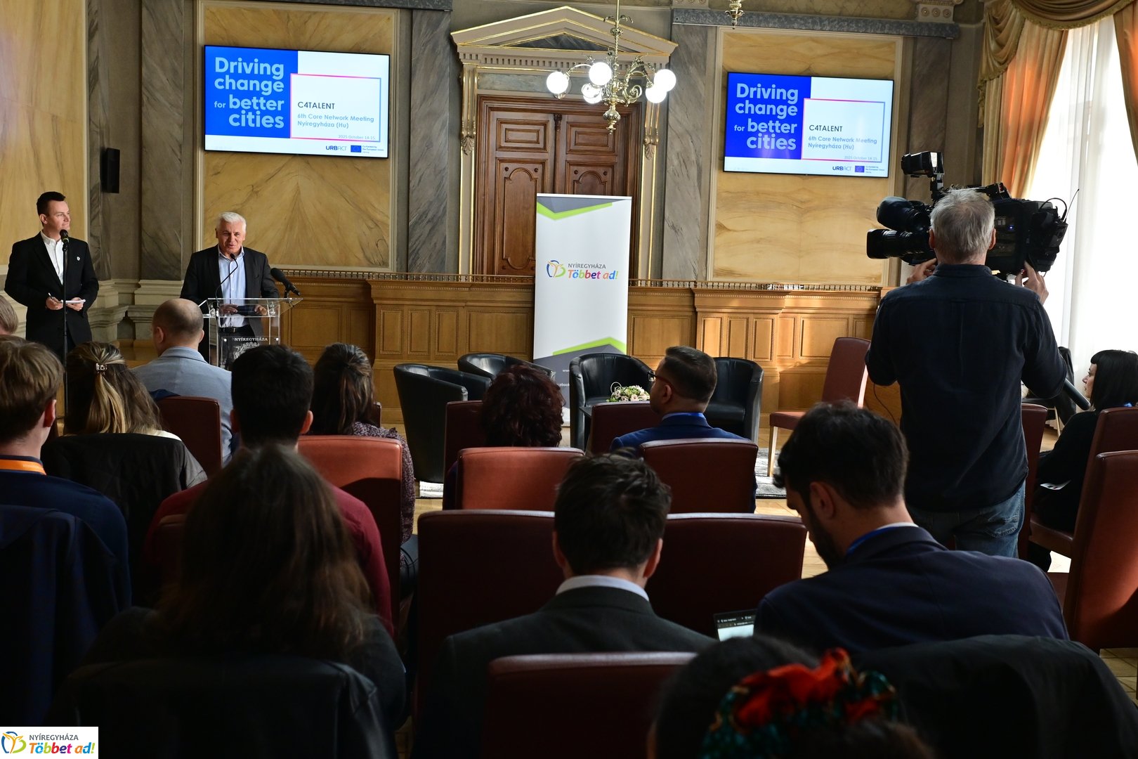 Záró partnertalálkozó a Városházán 2025 októberében