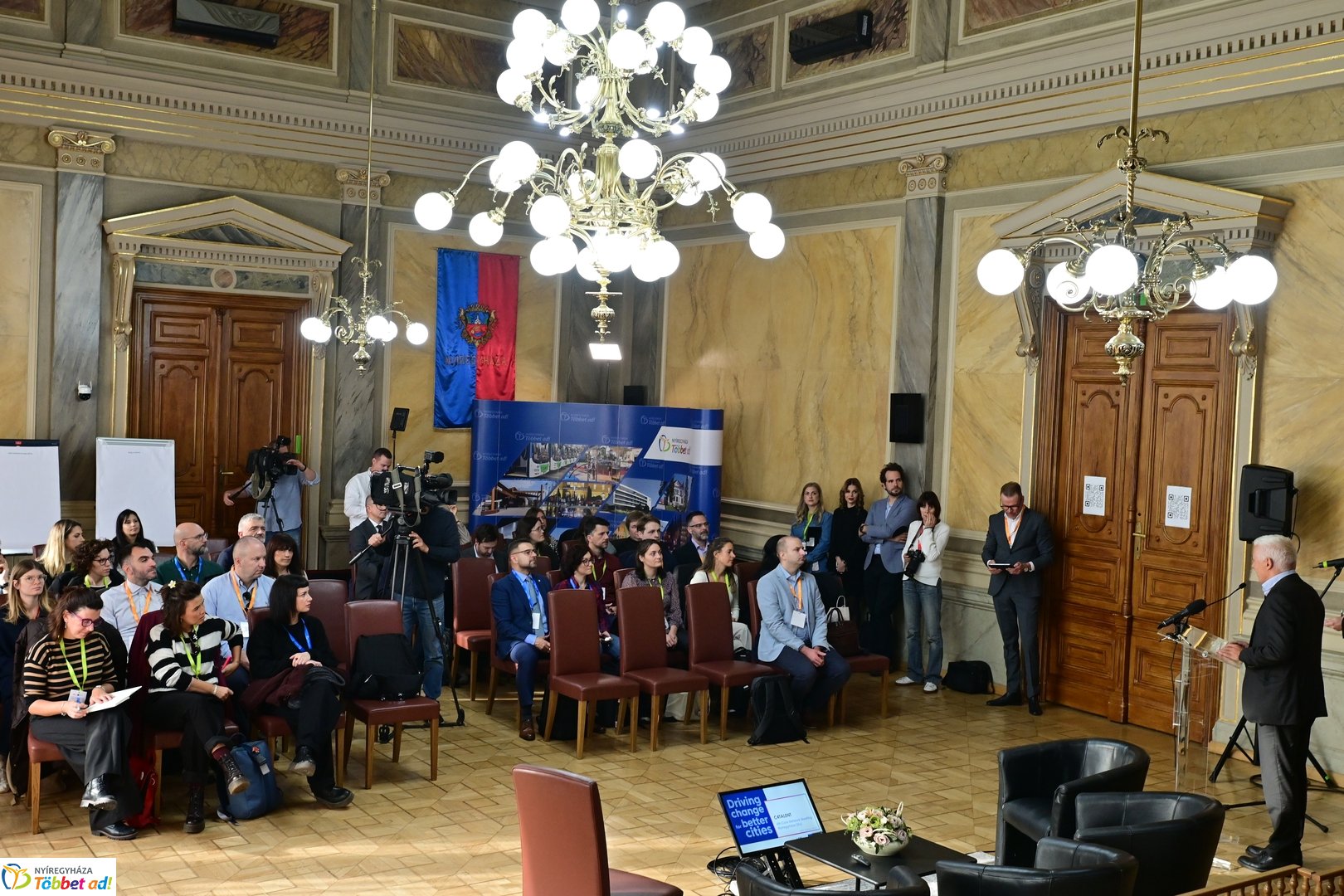 Záró partnertalálkozó a Városházán 2025 októberében