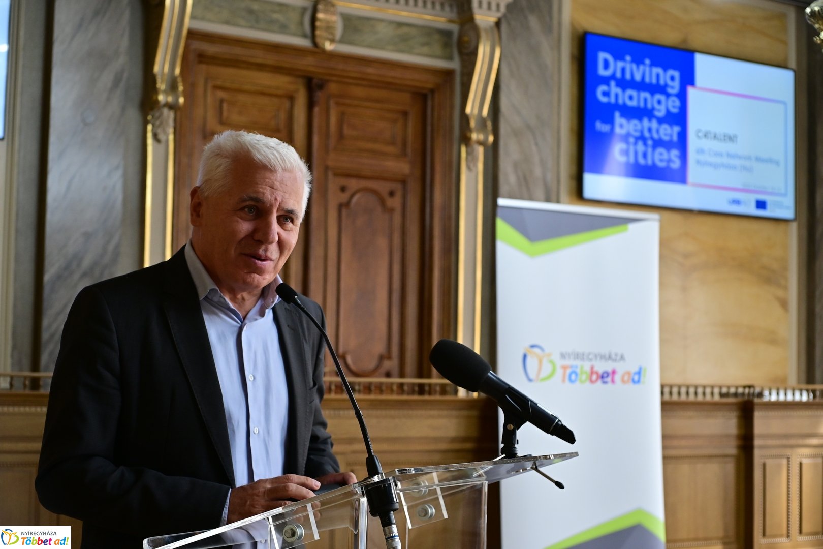 Záró partnertalálkozó a Városházán 2025 októberében