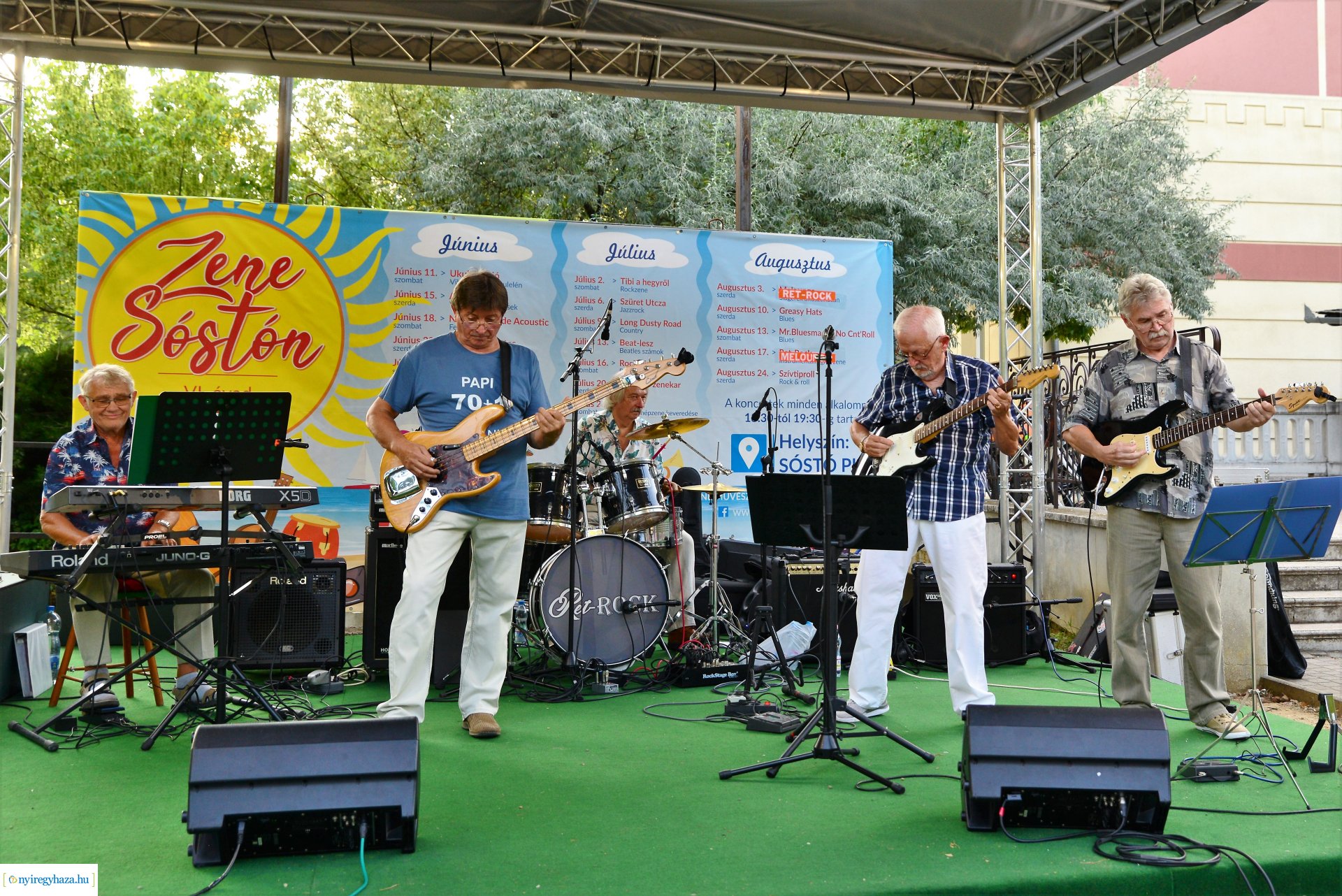 Zene Sóstón - a Ret-Rock együttes koncertje