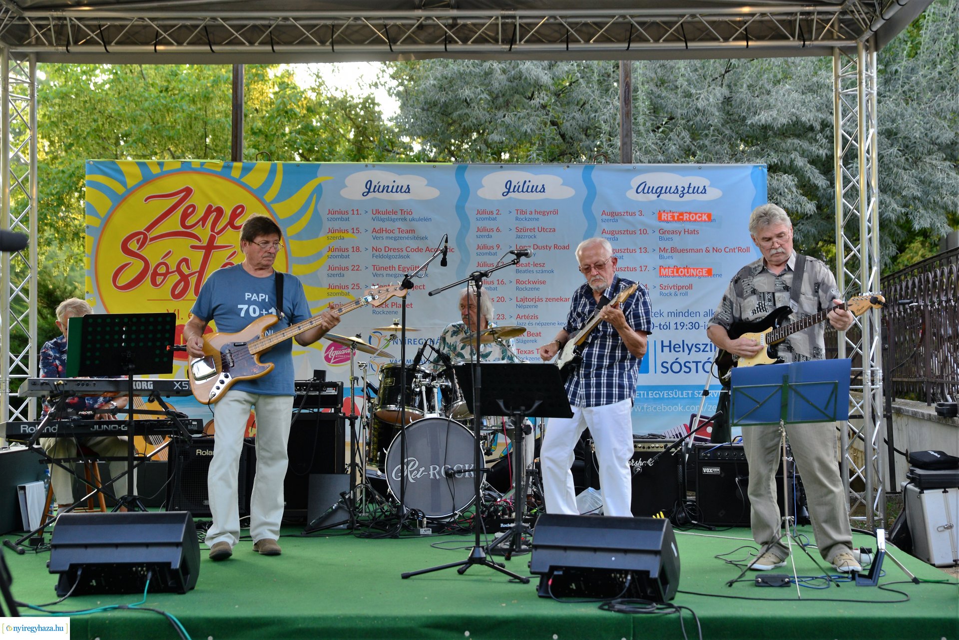 Zene Sóstón - a Ret-Rock együttes koncertje