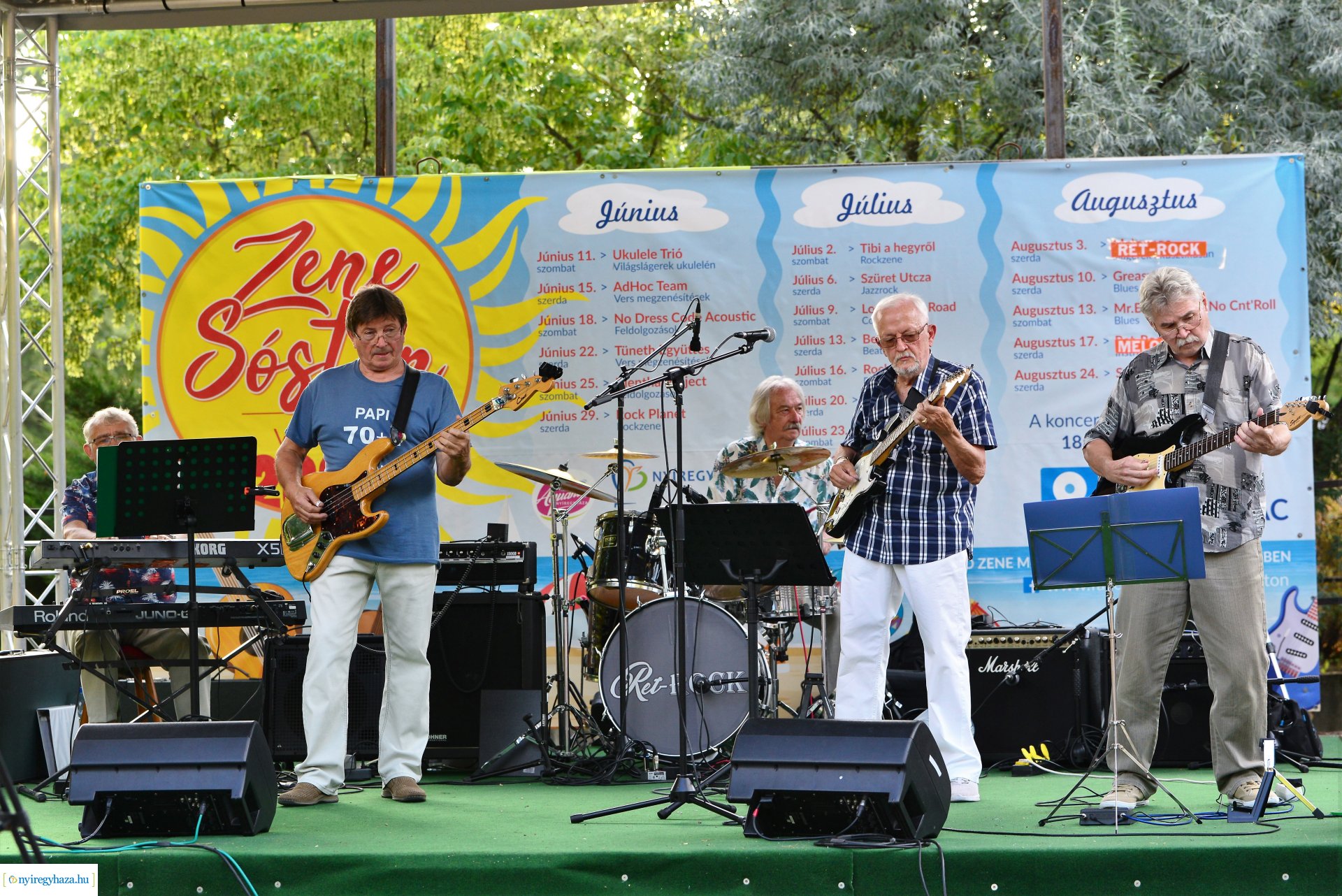 Zene Sóstón - a Ret-Rock együttes koncertje