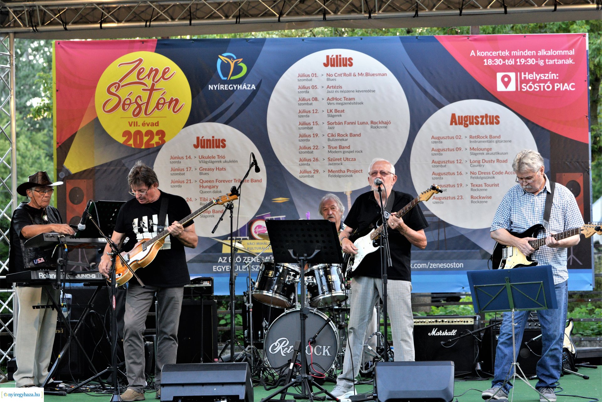 Zene Sóstón - a RetRock Band koncertje