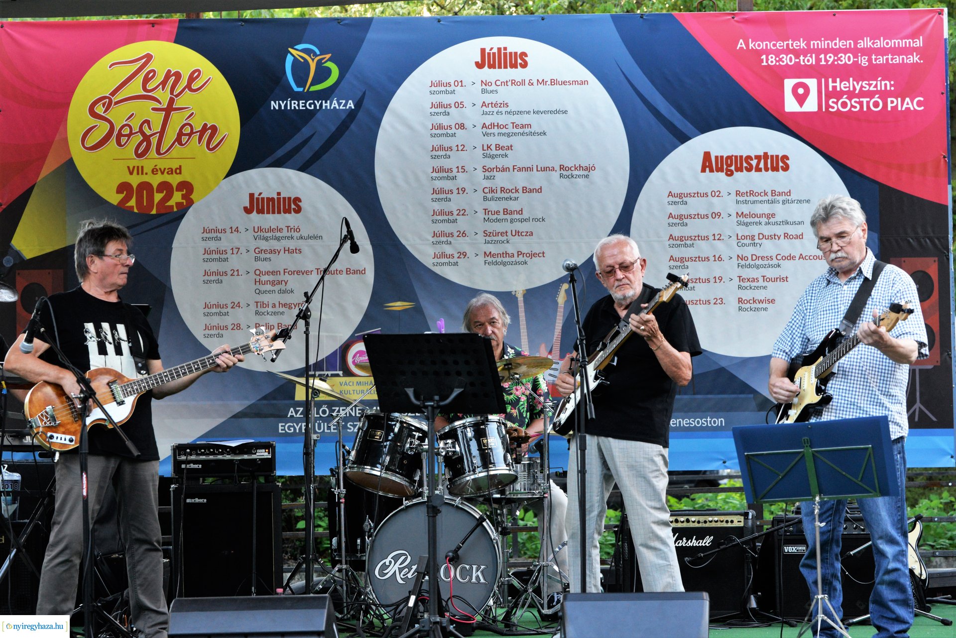 Zene Sóstón - a RetRock Band koncertje