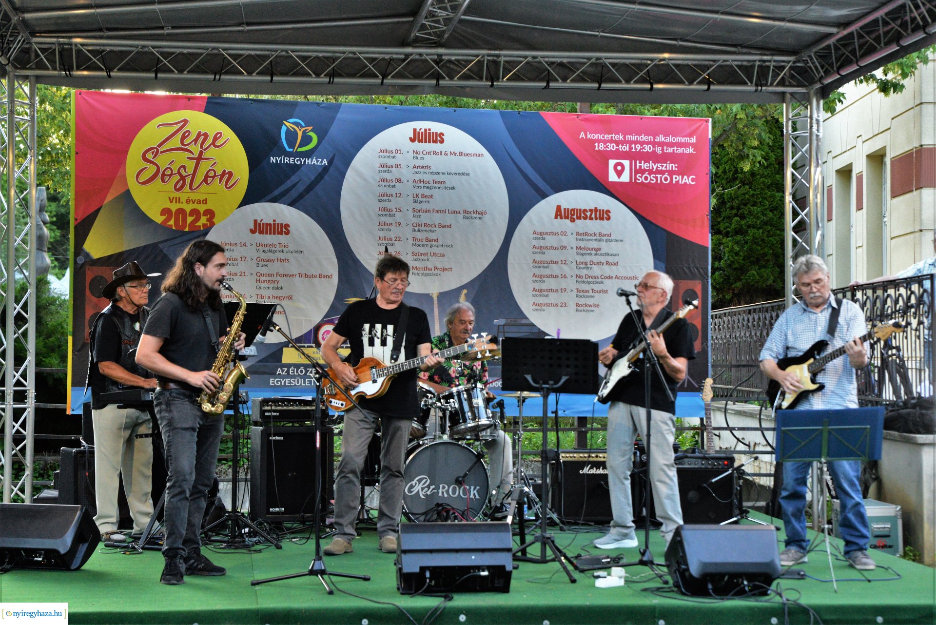 Zene Sóstón - a RetRock Band koncertje