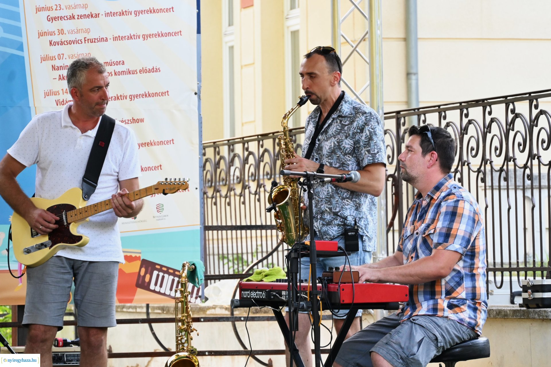 Zene Sóstón - a Szüret Utcza jazzrock koncerttel szórakoztatta a közönséget