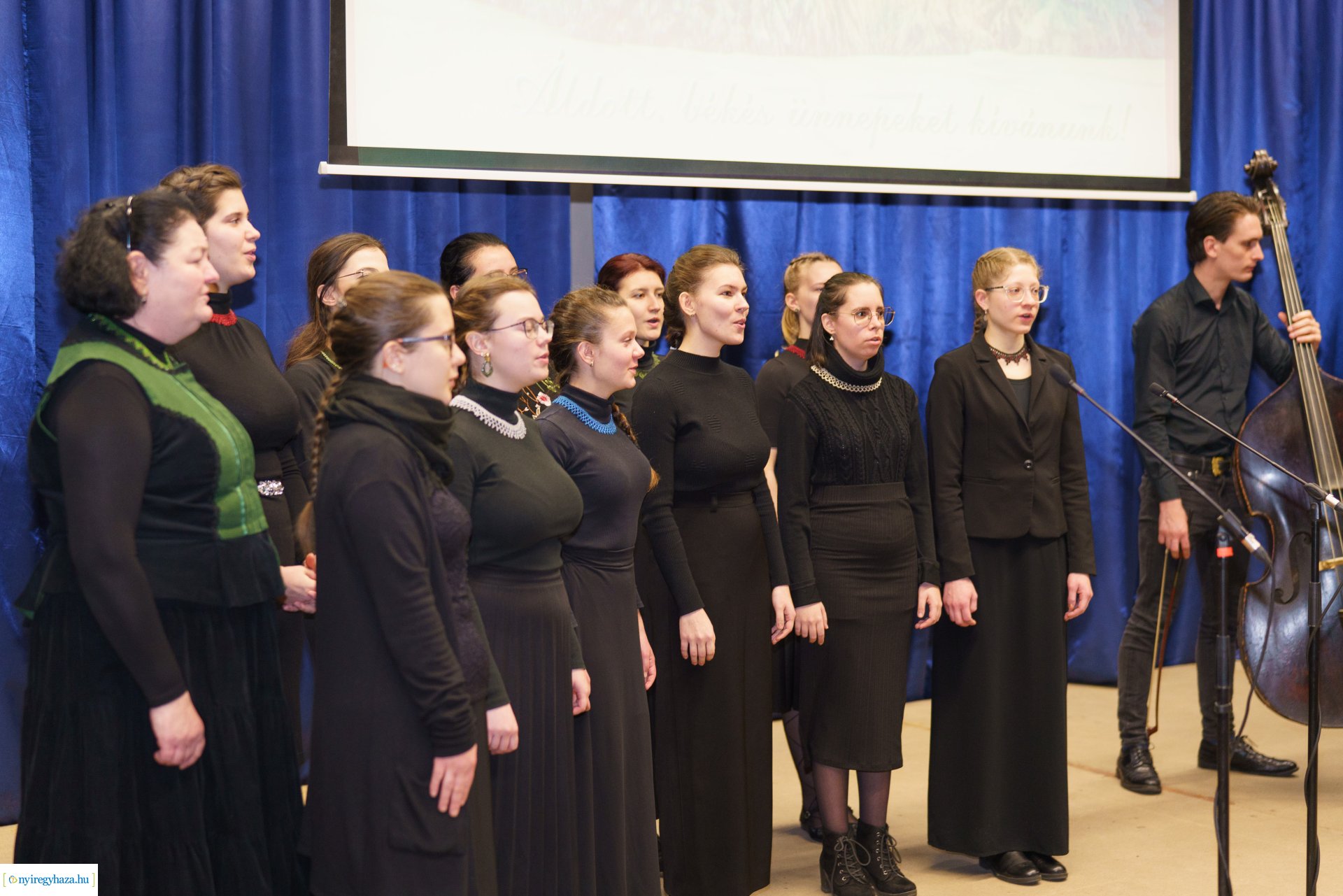 Zenés ünnepvárás: karácsonyi ünnepség az egyetemen (Fotók: Váczy Norbert, Nyíregyházi Egyetem)