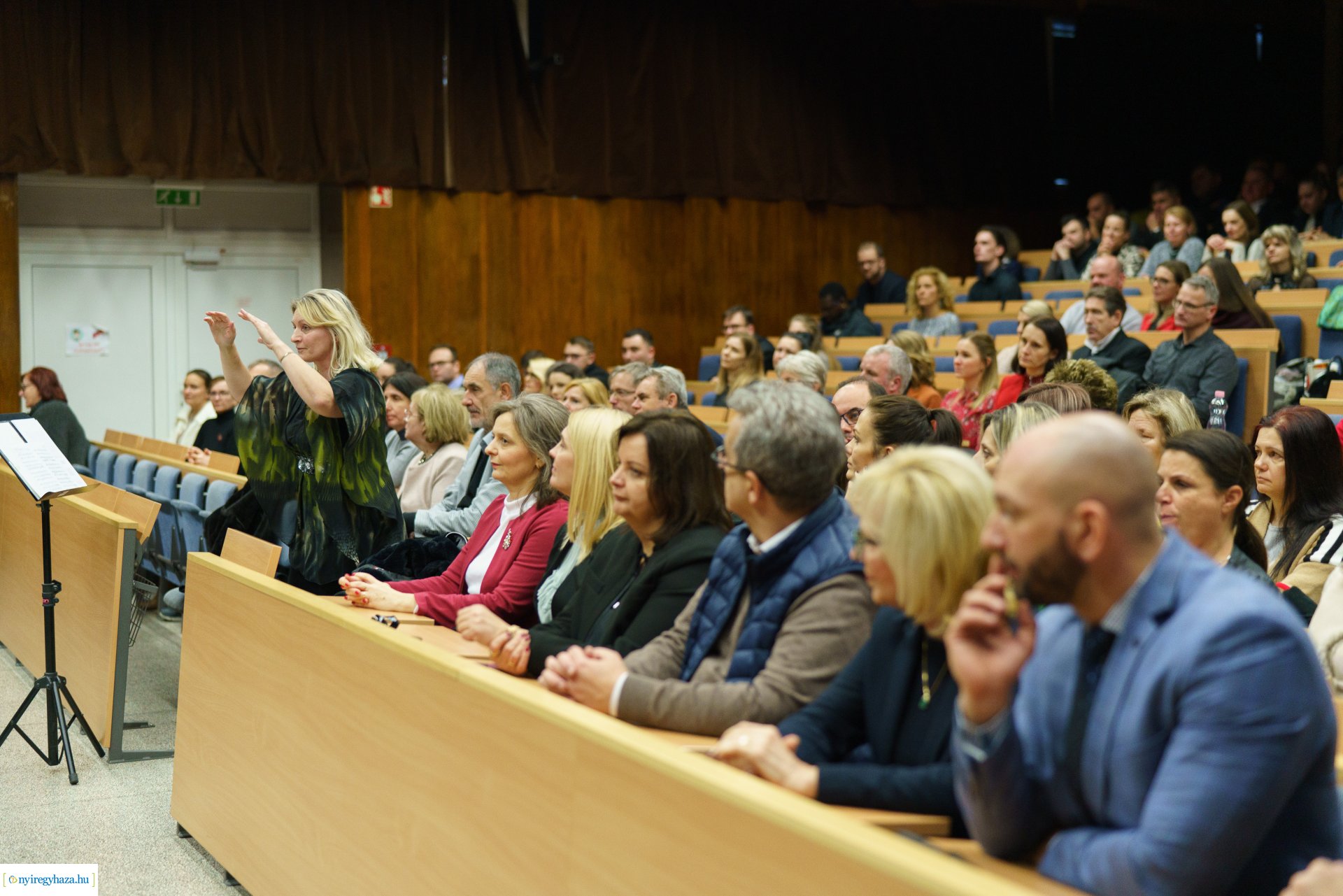 Zenés ünnepvárás: karácsonyi ünnepség az egyetemen (Fotók: Váczy Norbert, Nyíregyházi Egyetem)
