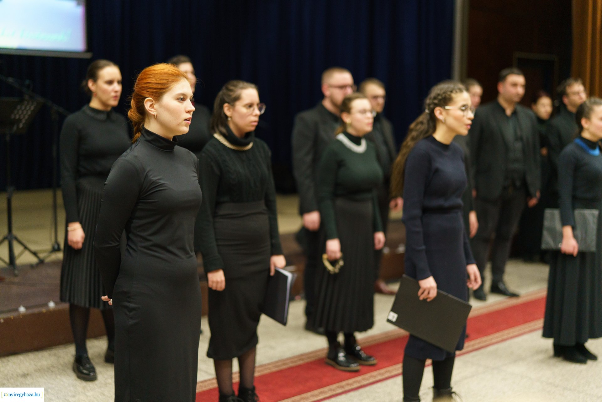 Zenés ünnepvárás: karácsonyi ünnepség az egyetemen (Fotók: Váczy Norbert, Nyíregyházi Egyetem)