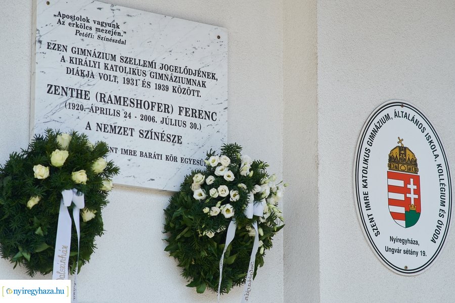 Zenthe Ferencre emlékeztek a Szent Imre iskolában