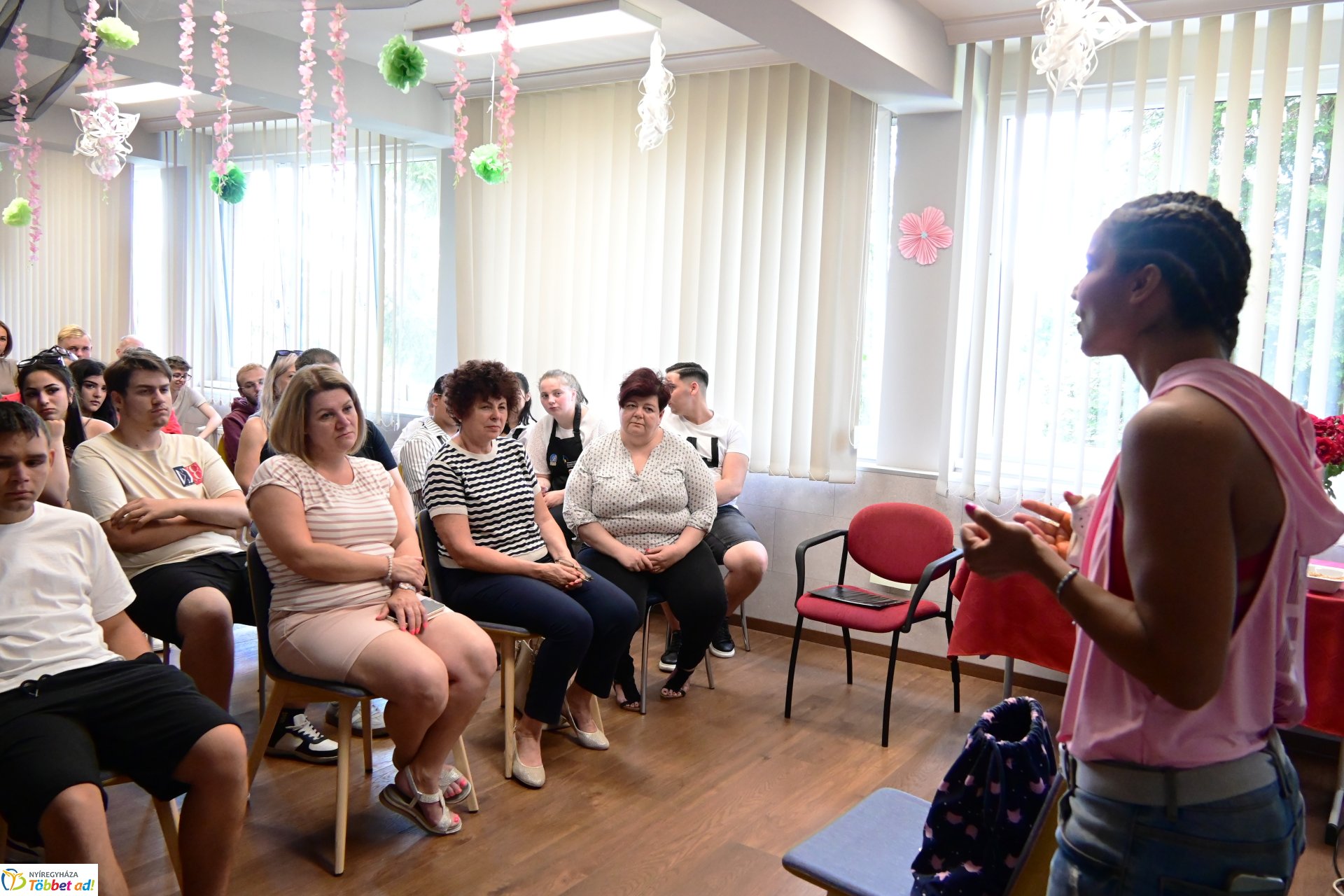Zsiga Melinda kick-box bajnok előadása