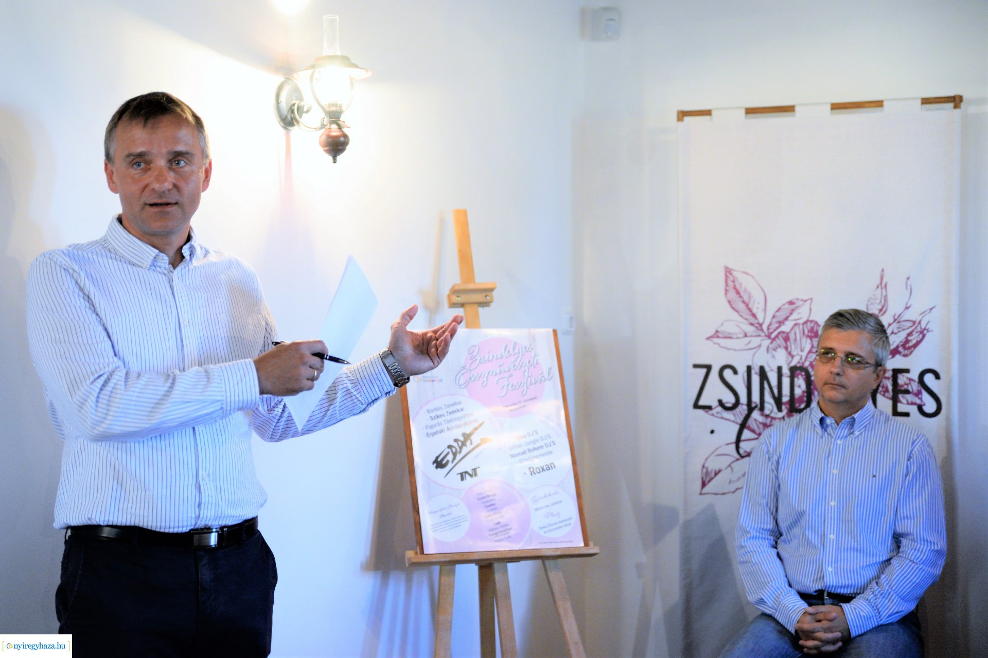 Zsindelyes Összművészeti Fesztivál sajtótájékoztató Érpatakon