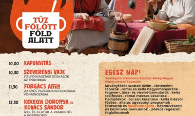 Tűz fölött, föld alatt – Több ezer éves receptek elevenednek meg a Sóstói Múzeumfaluban