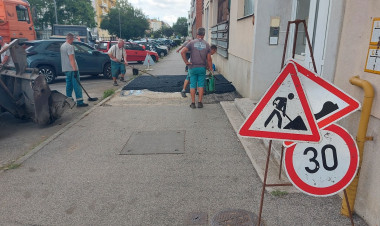 Befejeződött a járda helyreállítása az Arany János utcában