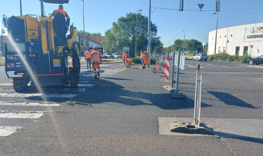 Kátyúzás és terelés a Pazonyi úton – Torlódásokra is számítani kell