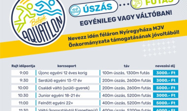 Sporttal tisztelegnek Kovács „Bütyök” József emléke előtt – Aquatlon élménybajnokság lesz a Bujtosi Városligetben