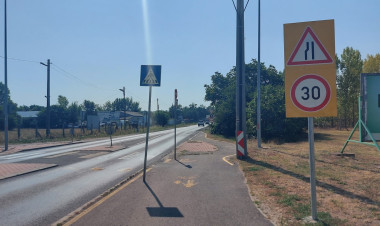 Épül a kerékpárút Nyíregyháza és Nagykálló között – Sebességkorlátozásra kell számítani