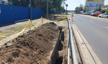 Korszerűsítési munkák zajlanak a Derkovits utcán – Forgalomkorlátozásra kell számítani