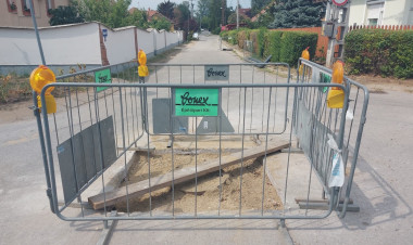 Szennyvízhálózat-bővítés zajlik a Gém utcában