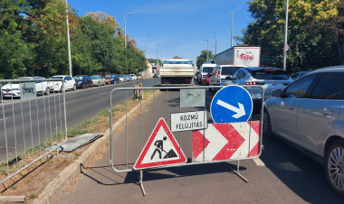 Újabb forgalomkorlátozás Nyíregyházán – Jelzőlámpát is kikapcsolnak a munkálatok miatt