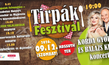 Tirpák Fesztivál 2026 – Ízek, kultúra és zene Nyíregyházán