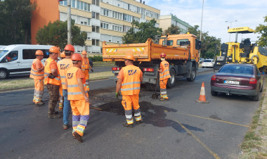 Útburkolat-javítási munkálatok kezdődtek a Ferenc körúton
