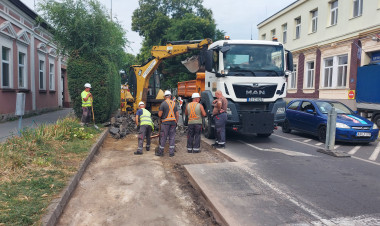 Megszüntetik a burkolatsüllyedést a Szent István utcában