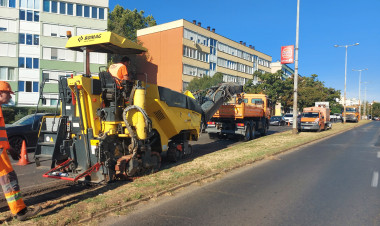Befejeződtek az útburkolat-javítási munkálatok a Ferenc körúton