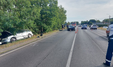 Hármas karambol történt Nyíregyháza és Újfehértó között