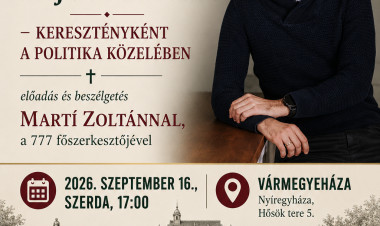 Etikus sajtómunka keresztényként – Martí Zoltán tart előadást Nyíregyházán