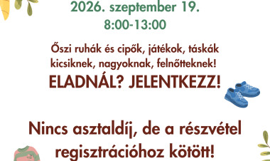 Őszi Kertvárosi Bababörze Nyíregyházán – Ruhák, cipők, játékok és táskák várják az érdeklődőket