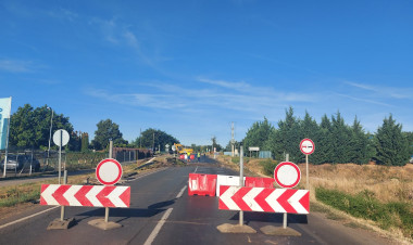 Teljes útlezárás van a Tiszavasvári úton
