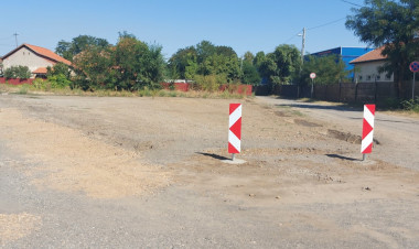 Szikkasztóárkot építenek a Kulcsár utcánál