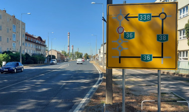 Már táblák is jelzik a 36-os főút lezárását