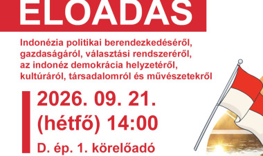 Az Indonéz Köztársaság nagykövete tart előadást a Nyíregyházi Egyetemen
