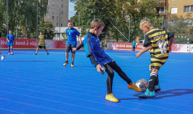 Nagy csaták kispályán - focitorna az Aranyban
