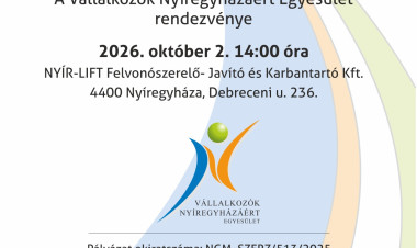 Szakmai mintalátogatást szerveznek a NYÍR-LIFT Kft. nyíregyházi telephelyén