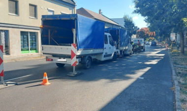Forgalomkorlátozás van érvényben a Bocskai utcán