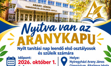 Leendő elsősök, figyelem! Nyílt napot rendez az Arany János iskola