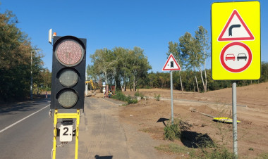 Új, modern körforgalmú csomópont épül a Nagykálló felé vezető úton