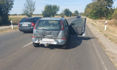 Ráfutásos baleset történt a 38-as számú főútvonalon