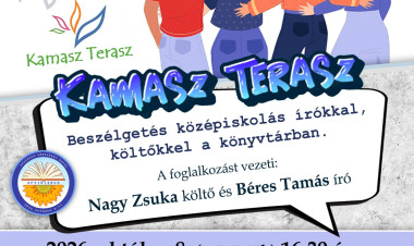 Kamasz Terasz – Fiatal írókat és költőket várnak egy közös beszélgetésre Nyíregyházán